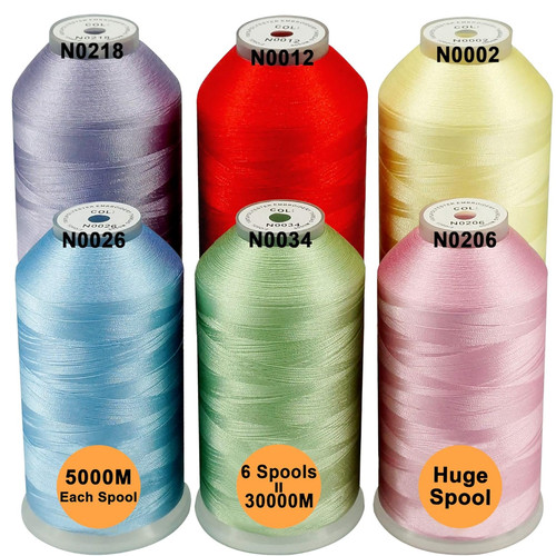 New brothread stickgarn 6er - stickgarn,
