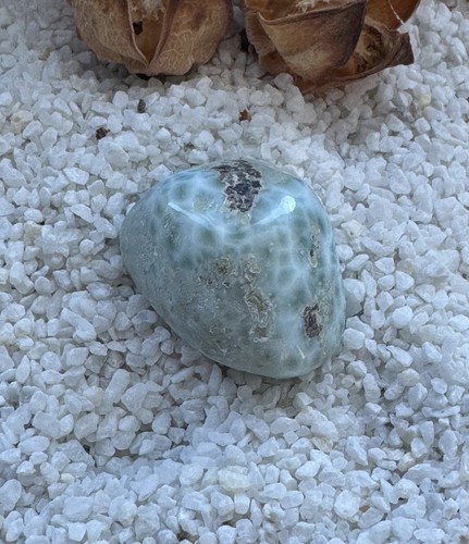 Larimar trommelstein - larimar,