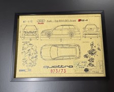 Wandbild Audi - Typ RS4 (B5) Avant RS 4