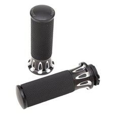 Arlen Ness Deep Cut Custom Griffe schwarz für Harley Modelle 74-22
