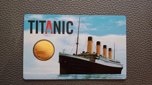 Gold titanic münze - münze, oz