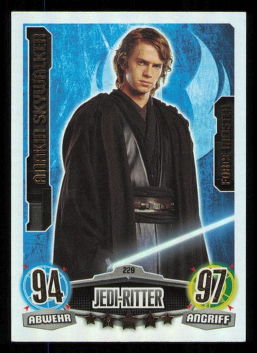 Anakin skywalker force attax - skywalker,