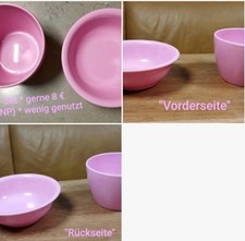 Kinder (Camping) Set "Rice" * 2 Schüsselchen * rosa/pink * sehr guter Zustand 