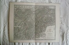 alte LANDKARTE GRAFSCHAFT