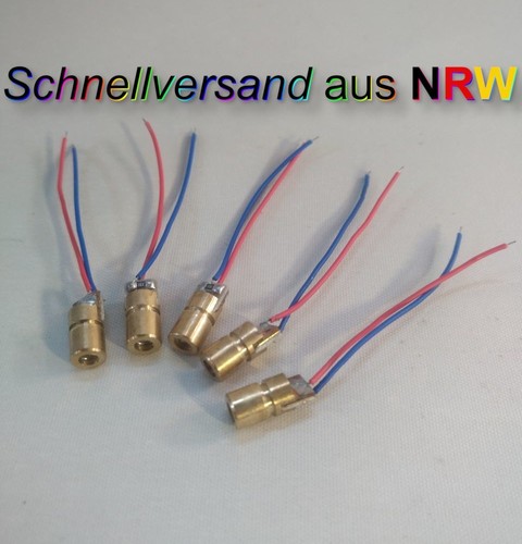 Stück mini laserdiode 5v - laserdiode,