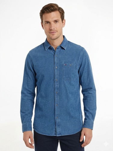 Tommy hilfiger jeanshemd - tommy,