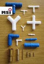 Kunststoff Schlauchverbinder POM 2 mm - 25 mm Schlauchstutzen Winkel Kreuz Y T