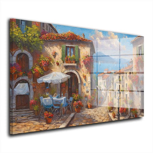 Abstrakt italien dorf altstadt - italien,