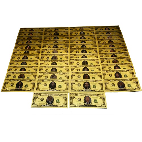 46pcs set presidents - us, gold
