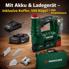 Parkside 20v akku tacker pat - 20v,
