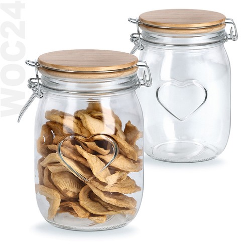 Herz vorrat glas - l,