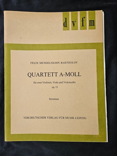 Mendelssohn quartett moll - quartett, a-moll