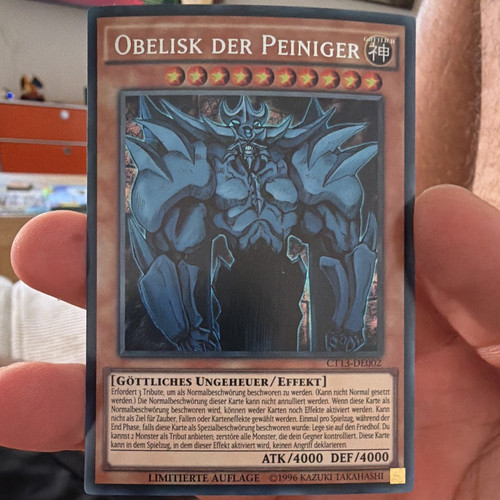 Tcg karte obelisk - yu-gi-oh!,