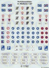 1782 decals verkehrsschilder - -,