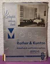 KATALOG MÖBELFABRIK und EINRICHTUNGSHAUS -ROTHER &KUNTZE - LEIPZIG ca. 1930/1940