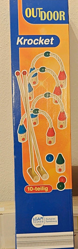 Kinder holz spielzeug krocket - kinder, holz-spielzeug