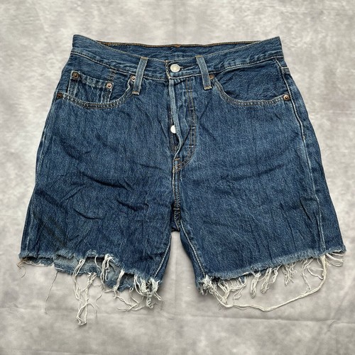 Levi 501 hotpant destroyed - 501,