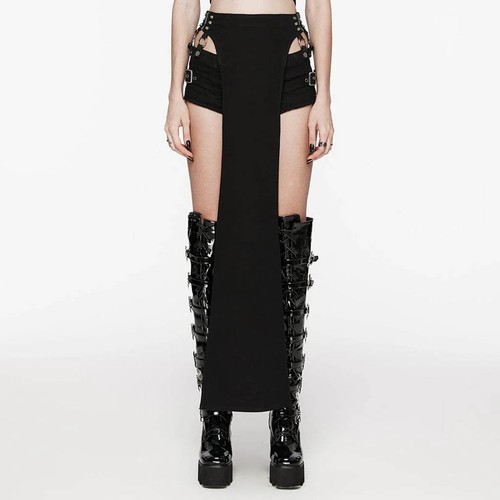 Punk rave maxirock und shorts - maxirock,