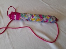 Vintage - Kindertaschenschirm von AMIGO - Blümchenmotiv