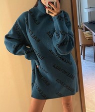 Wollpullover Unisex Blau