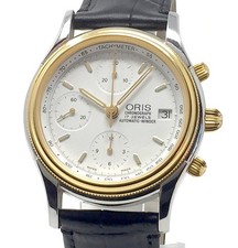 ORIS (like new & unworn) 18kt Gold Automatic Winder Chronograph 7415
