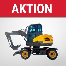 🔥3,5t Mobilbagger Bagger Kompaktbagger Radbagger Lader neu!