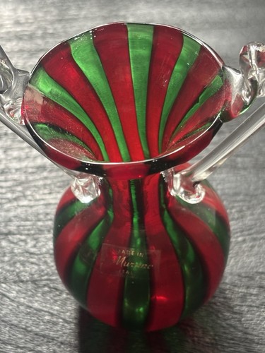 Vintage murano glas vase mit - murano,