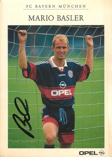 Autogramm mario basler - autogramm,