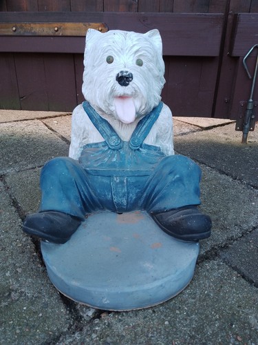 Gartenfigur tierfigur westi - tierfigur,