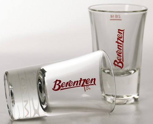 Berentzen schnaps glas - 2, x