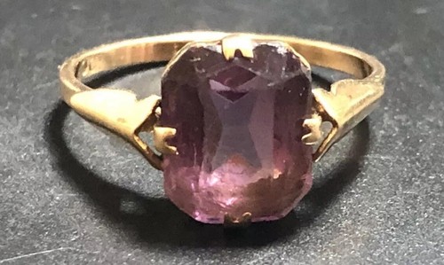Wunderschöner amethyst ring - amethyst, 9