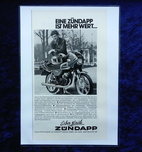 Zündapp werbung - k,