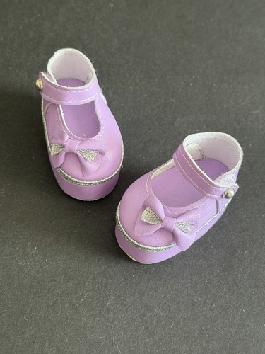 Puppen lila schuhe - lila, x3