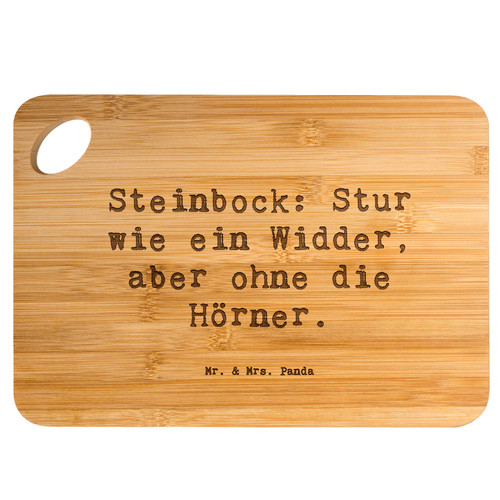 Holzbrett spruch steinbock - holzbrett,