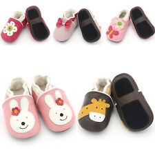 Baby Krabbelschuhe Lauflernschuhe Hausschuhe Lederpuschen Junge & Mädchen 