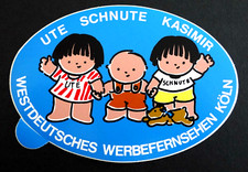 Werbe-Aufkleber Ute Schnute