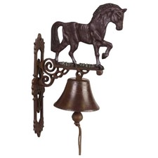 Wandglocke Gusseisen Pferd
