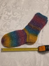 Handgestrickte Socken, Warme