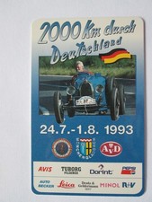TELEFONKARTE, AUTO-Motiv 2000 Km durch Deutschland, K 163 4.93