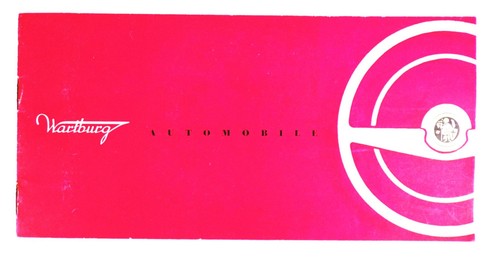 Wartburg automobile 1959 ddr - wartburg,