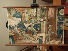 3x Rollbild Schulkarte Schulwandkarte Lehrtafel  Märchen  Schneewittchen u.a.