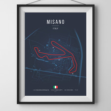 MotoGP Rennbahn Poster