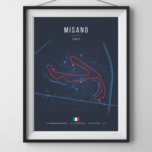 Motogp rennbahn poster - rennbahn,