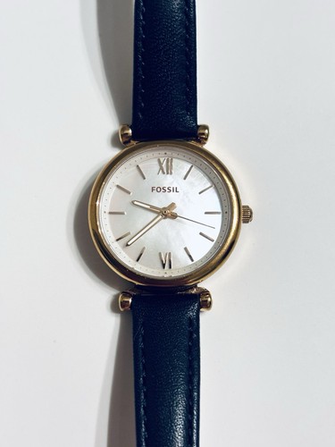 Fossil damenuhr carlie blau - fossil,