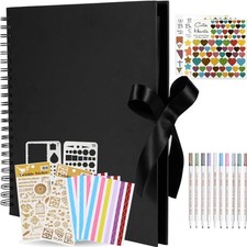 Fotoalbum Schwarz 31x31cm DIY