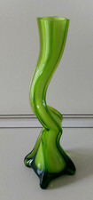 Ritzenhoff & Breker - grüne Glasvase - wunderschön geschwungen - einzelne Blume