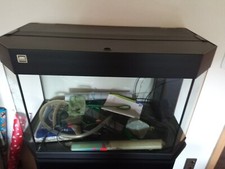 Juwel Aquarium mit Innenfiler 190 Liter mit Zubehör Schwarz