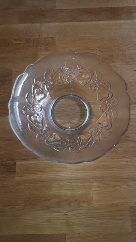 Obstschale glas rund - rund,, 28,5