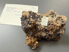 Sphalerit, USA, Kansas, Treece, 318 g, 10x7x4 cm, 1977