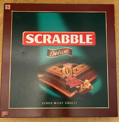 Scrabble deluxe top - scrabble,